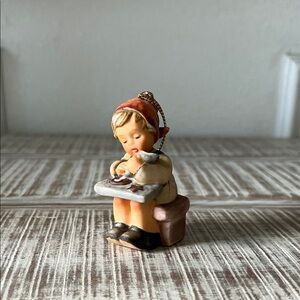 vintage Goebel Berta Hummel "Christmas Cookies" porcelain ornament 1997